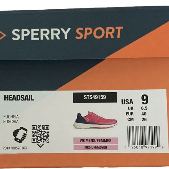 Sperry Women's Headsail Sneaker - Sz 9 New With Tags And Box - Picture 7 of 8